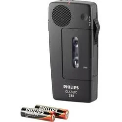 Philips Diktiergerät mit Kassette Pocket Memo LFH388 Schwarz