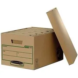 Bankers Box Archivbox 4470701 32.5 cm x 26 cm x 44.5 cm Karton Braun 10 St.