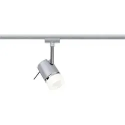 Paulmann Pipe Hochvolt-Schienensystem-Leuchte URail GU10 10 W LED Chrom (matt), Chrom