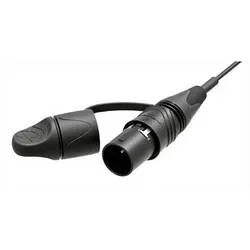 Neutrik NKO2S-L-0-3 Glasfaser LWL Anschlusskabel 3.00 m Schwarz [1x LC-Stecker - 1x offene Kabelenden]