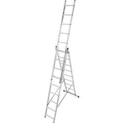 Krause CORDA 030399 Aluminium Multifunktionsleiter inkl. Traverse Arbeitshöhe (max.): 6.20 m Aluminium DIN EN 131 13.5