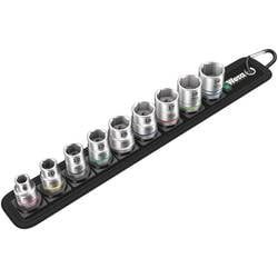 Wera Belt B 4 05003973001 Außen-Sechskant Steckschlüsseleinsatz-Set 9teilig 3/8 (10 mm)