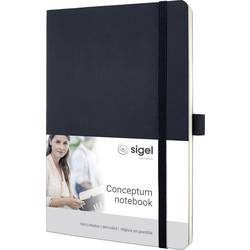 Sigel Notizbuch CONCEPTUM® CO309 Dot-Lineatur (punktkariert) Schwarz Anzahl der Blätter: 97 DIN A5