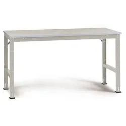 Manuflex AU4081.7035 Arbeitstisch UNIVERSAL Standard Grundausführung Lichtgrau