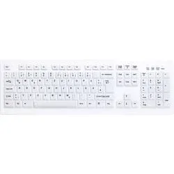 Cherry - AK-C8100F-FU1-WGE Tastatur RF Wireless QWERTZ Deutsch Weiß, Weiss