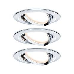 Paulmann 93434 Einbauleuchte 3er Set 19.5 W Chrom (glänzend)