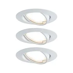 Paulmann 93423 Base Einbauleuchte 3er Set LED LED 15 W Weiß