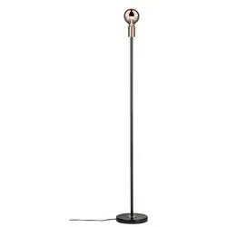 Paulmann Neordic Nordin 79614 Stehlampe LED E27 20 W Schwarz, Kupfer matt
