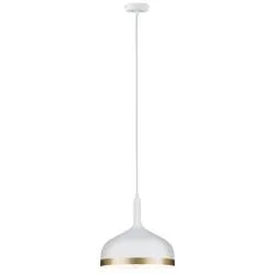 Paulmann Neordic Embla 79628 Pendelleuchte LED E27 20 W Weiß (matt), Gold