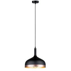 Paulmann Neordic Embla 79629 Pendelleuchte LED E27 20 W Schwarz, Kupfer matt