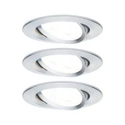 Paulmann 93469 Einbauleuchte 3er Set LED GU10 19.5 W Aluminium
