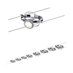 Paulmann Cardan 94153 Seil-Komplettsystem GU5.3 80 W Chrom, Chrom (matt)