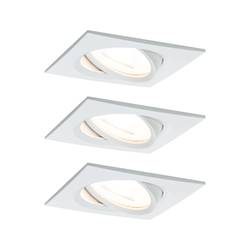 Paulmann 93472 Einbauleuchte 3er Set 19.5 W Weiß (matt)