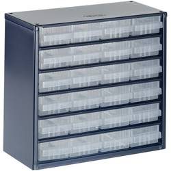 raaco 624-01 Kleinteilemagazin (B x H x T) 306 x 283 x 150 mm Anzahl Fächer: 24