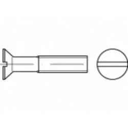 TOOLCRAFT TO-5392443 Senkschrauben M20 70 mm Schlitz Stahl galvanisch verzinkt 25 St.