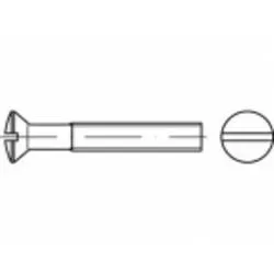 TOOLCRAFT TO-5392488 Linsensenkschrauben M4 12 mm Schlitz 2000 St.