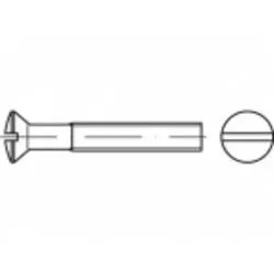 TOOLCRAFT TO-5392716 Linsensenkschrauben M8 20 mm Schlitz Stahl galvanisch verzinkt 100 St.