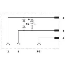 Ventilstecker SAC-3P-MR/BI-1L-Z SCO 1458570 Phoenix Contact Inhalt: 1 St.