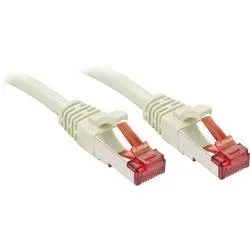 LINDY 47705 RJ45 Patchkabel CAT 6 S/FTP 3.00 m Grau mit Rastnasenschutz 1 St.