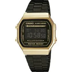 Casio, Casio Collection Retro Schwarz Schwarz A168Wegb-1Bef