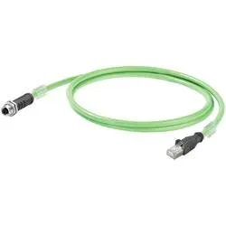 Weidmüller 2124020100 Sensor-/Aktor-Datensteckverbinder M12 Stecker, gerade 10.00 m Polzahl Sensoren: 8 1 St.