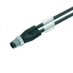 Weidmüller 9457490100 Sensor-/Aktor-Steckverbinder, konfektioniert M12 Stecker, gerade 1.00 m Polzahl Sensoren: 3 1 St.