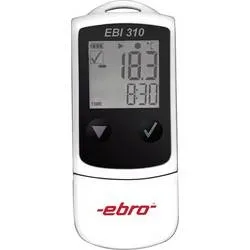 ebro 1340-6331-D EBI 310 Temperatur-Datenlogger kalibriert (SCS akkreditiertes Labor) Messgröße Temperatur -30 bis +75
