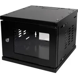 LogiLink W06Z33B 10 Zoll Wandgehäuse 4 HE Schwarz