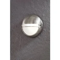 Konstsmide Torino 7333-000 Außenwandleuchte Energiesparlampe, LED E27 60 W Aluminium (gebürstet)