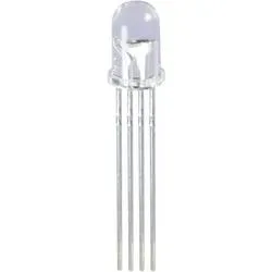 Kingbright L-154A4SURKQBDZGW LED mehrfarbig Rot, Blau, Grün Rund 5 mm 200 mcd, 300 mcd, 1300 mcd 60 ° 20 mA 1.95 V, 3.3
