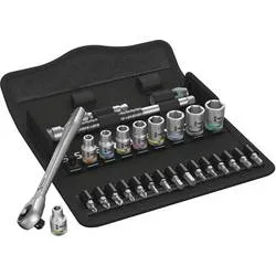 Wera Zyklop Metal 8100 SA 7 Steckschlüsselsatz metrisch 1/4 (6.3 mm) 28teilig 05004017001