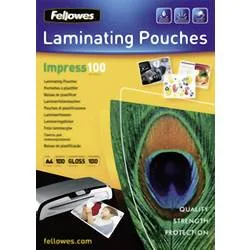 Fellowes, FELLOWES Laminiertasche A4 5351111 glanz, 100my 100 Stk