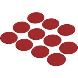 TOOLCRAFT RTS40-RD 1564167 Klebepunkte RTS Rot (Ø) 40 mm 11 St.