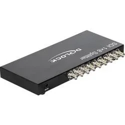 Delock 93253 8 Port SDI-Splitter Metallgehäuse 1920 x 1080 Pixel Schwarz