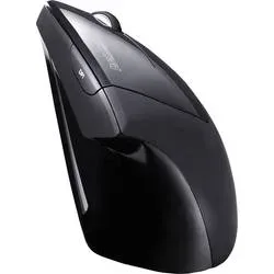 Perixx Perimice -713 Ergonomische Maus Funk Optisch Schwarz 6 Tasten 2000 dpi Ergonomisch