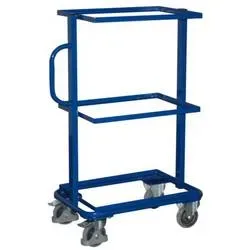 VARIOfit SW-400.800 Beistellwagen Feststeller Stahl pulverbeschichtet Traglast (max.): 200 kg Enzianblau (RAL 5010)