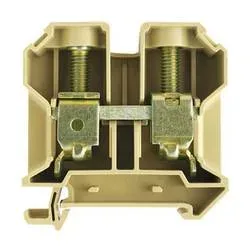 Weidmüller 0608260000 Durchgangsreihenklemme Schrauben Beige, Gelb 20 St.