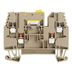 Weidmüller 1039900000 Prüftrenn-Reihenklemme Schrauben Dunkelbeige 100 St.