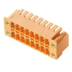 Weidmüller Buchsengehäuse-Platine BL/SL Polzahl Gesamt 20 Rastermaß: 3.81 mm 1041040000 50 St.