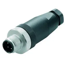 Weidmüller 1807340000 Sensor-/Aktor-Steckverbinder, unkonfektioniert M12 Stecker, gerade Polzahl Sensoren: 4 1 St.