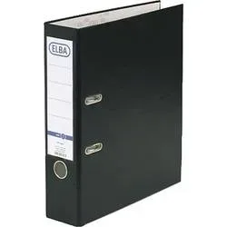 ELBA Rado Star Ordner DIN A4 80 mm Schwarz 2 Ringe Rado Star PP (Polypropylen) Matt