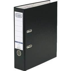 ELBA Rado Star Ordner DIN A4 80 mm Schwarz 2 Ringe Rado Star PP (Polypropylen) Matt