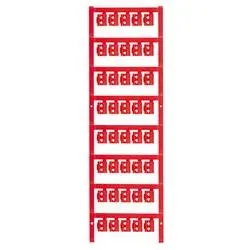 Weidmüller 1747320003 SFC 1/12 NEUTRAL RT Zeichenträger Montage-Art: aufclipsen Beschriftungsfläche: 4.10 x 12 mm Rot