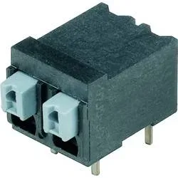Weidmüller 1824740000 Federkraftklemmblock 1.5 mm² Polzahl 2 Schwarz 60 St.