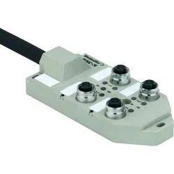 Weidmüller SAI-8-M 5P M12 ECO UT 1892081000 Sensor/Aktorbox passiv Verteiler mit M12 Buchse 2 St.