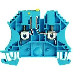 Weidmüller 8731660000 Prüftrenn-Reihenklemme Schrauben Blau 100 St.