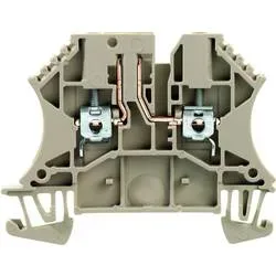 Weidmüller 8731700000 Prüftrenn-Reihenklemme Schrauben Dunkelbeige 100 St.