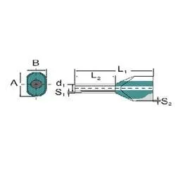 Weidmüller 9037350000 Zwillings-Aderendhülse 10 mm² Teilisoliert Elfenbein 100 St.