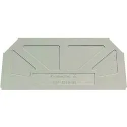 Weidmüller 9538110000 Abschlussplatte Beige 20 St.