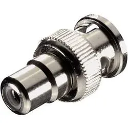 SpeaKa Professional SP-7869892 BNC / Cinch Adapter [1x BNC-Stecker - 1x Cinch-Buchse] Silber